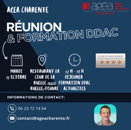 Réunion / Formation Charente 15 10 2024